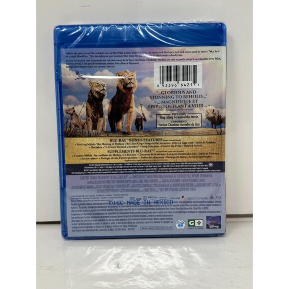 Mufasa: The Lion King (Blu-ray) Disney Brand New and Sealed!!! - Picture 3 of 3
